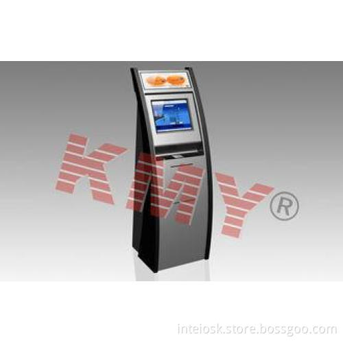 Self - Service Black Touch Panel Interactive Information Ki